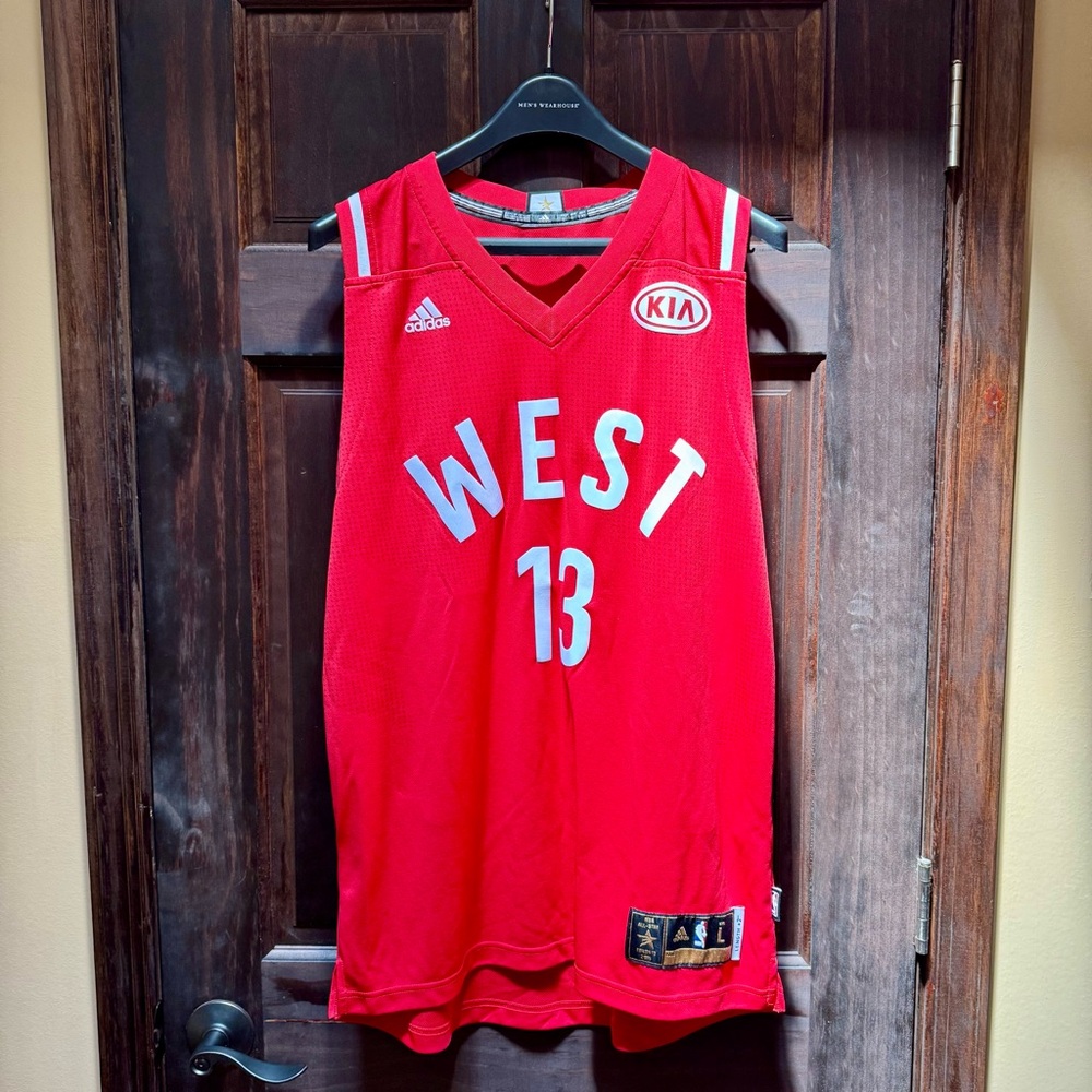 James Harden 2016 NBA ALL STAR GAME Jersey Men L Adidas Rare Toronto #13